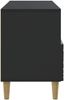 vidaXL TV-Schränk 102 x 34,5 x 50 cm Schwarz Holzwerkstoff 895136 Bild 4
