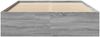 vidaXL Bettgestell Grau Sonoma 140x190 cm Holzwerkstoff 3295686 Bild 5