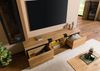 TV-Board Wildeiche 220x48x50 natur geölt ROTTERDAM #122 Bild 4