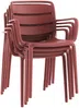 Vente-unique - MOAH Garden dining set Plastik Rot - B 56,5 cm x H 81 cm x L 60 cm Bild 5