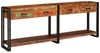 vidaXL Konsolen-Tische 2 pcs Mehrfarbig Massives upgecyceltes Holz 3324228 Bild 3