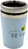 Dekohelden24 Thermobecher Thermobecher/Becher to go, Kaffeebecher, Isolierbecher, Biene, 1-tlg, Metall Bild 3