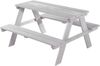 roba Kindersitzgruppe 'Outdoor+' - wetterfeste Sitzgarnitur 'Picknick for 4' - inkl. Sitzkissen - Grau Bild 3