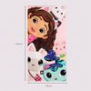 Gabby´s Dollhouse Polyester Strandtuch für Kinder 70 × 140 cm 250 gsm Bild 4