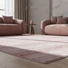 KADIMA DESIGN Teppich INN Wohnzimmer Schlafzimmer Waschbar Wohnzimmerteppich Esszimmer, Läufer, Höhe: 8 mm, Pink, 80x150 cm, Strapazierfähig Fußbodenheizung Uni Waschbar Bild 2