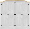 vidaXL Kleiderschrank Corona Weiß 194x52x186 cm Massivholz Kiefer 4012163 Bild 4