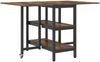 vidaXL Esstisch 122 x 80 x 76,5 cm Holzwerkstoff Geräucherte Eiche 8006039 Bild 2