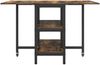 vidaXL Esstisch 122 x 80 x 76,5 cm Holzwerkstoff Geräucherte Eiche 8006039 Bild 5