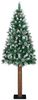 vidaXL Schlanker Weihnachtsbaum mit 300 LEDs mit Ständer Grün 180 cm 3394895 Bild 2