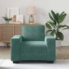 vidaXL Sessel Dunkelgrün 100x77x82 cm Samt 4105249 Bild 3