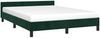 Doppelbett, Bettgestell Modernen ohne Matratze Dunkelgrün 140x200 cm Samt d2371e Bild 3