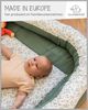 ULLENBOOM ® Nestchenschlange Bettschlange Baby 300cm, Ideal als Bettumrandung, Blau Wale, Bezug aus 100% Baumwolle (Made in EU), Weiche Polsterung Bild 2