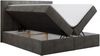 Boxspringbett - Polsterbett mit LED Kopfteil - GOLD-5 - 120x200cm - Dunkelgrau Velours - H4 Bild 4