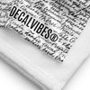 DECALVIBES Handtuch Badetuch 76 x 152 cm Multilingual Calligraphy Bild 2
