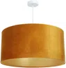 BPS Koncept 0E0-149-60 Hängeleuchte GLAMOUR Samtstoff auf PVC-Basis orange, gold 1xE27 60W H:112 Ø60cm dimmbar Bild 5