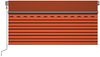 vidaXL Gelenkarmmarkise Automatisch mit Jalousie 3x2,5 m Orange & Braun Bild 3