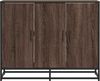 vidaXL Sideboard Braun Eichen-Optik 94x35x76 cm Holzwerkstoff 849008 Bild 4