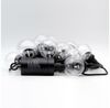 RealPower 463614 12 Lampen LED Warmweiß 2200 K Drinnen/Draußen Schwarz Bild 1