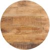 vidaXL Couchtisch 54x54x35 cm Massivholz Mango und Eisen 371968 Bild 4