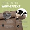 Lumaland Hundebett Indoor Cord M 90x65x18cm hellbraun vakuumiert Bild 4