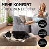 Lumaland Hundebett Indoor Cord M 90x65x18cm hellbraun vakuumiert Bild 3