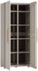 Dmora Gartenschrank Melville, Gartenmöbel, Mehrzweck-Gartenschrank, Container für Balkon oder Garage, Made in Italy, 80x45 h180 cm, Sand Bild 5