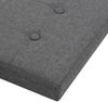 vidaXL Hocker mit Stauraum 2 Stk. Dunkelgrau Leinenoptik 247079 Bild 3