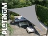 nesling Dreamsail Sonnensegel Dreieckig 5x5x5 m Sonnenschutz Anthrazit Wasserabweisende Windschutz Bild 5