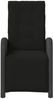 vidaXL 3-tlg. Bistro-Set mit Kissen Schwarz Poly Rattan 365201 Bild 5