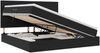 vidaXL LED-Speicherbett mit Matratze Schwarz 200 x 200 cm Samt 3372629 Bild 2