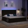 vidaXL LED-Speicherbett mit Matratze Schwarz 200 x 200 cm Samt 3372629 Bild 5