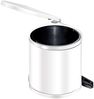 WESCO 010212-10 Abfalleimer 13 Liter RONDO 2 ab 40 cm Schrankbreite, weiß Bild 2