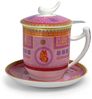 TeaLogic Tasse Tilly Teetasse mit Untertasse, Sieb und Deckel Fine Bone China 0,35 L, 1-tlg. Bild 1