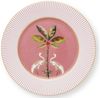 PiP Studio Brotteller La Majorelle Brotteller pink mit Palme 17 cm, Plate La Majorelle Pink 17cm Bild 1