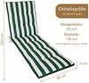 Herlag Liegenauflage Mia, Auflage Gartenliege 200x60x5cm Easy-Drop Bänder Bild 4