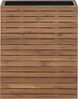 Pflanzkasten HWC-L21, Hochbeet Pflanzkübel Blumentopf, eckig 77x63x23cm Outdoor Akazie Holz FSC®-zertifiziert ~ hellbraun Bild 5