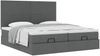 vidaXL Ottoman-Bett mit Matratzen Dunkelgrau 180x200 cm Stoff 3313672 Bild 5
