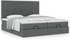 vidaXL Ottoman-Bett mit Matratzen Dunkelgrau 180x200 cm Stoff 3313672 Bild 4