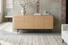 KAWOLA Sideboard AVRIL 4 Türen Eiche braun 87 x 40 x 181 cm Bild 2