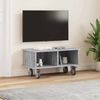 TV-Ständer, TV-regal Graues Sonoma 68,5 x 35 x 35 cm Holzwerkstoff Bild 4