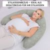 Amilian Stillkissenbezug 170 cm - Kissenbezug für Schwangerschaftskissen, Seitenschläferkissen, weicher und pflegeleichter Bezug - ideal als Ersatzbezug Bild 3