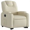 vidaXL Relaxsessel mit Aufstehhilfe Elektrisch Creme Kunstleder 3204445 Bild 4