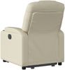vidaXL Relaxsessel mit Aufstehhilfe Elektrisch Creme Kunstleder 3204445 Bild 5