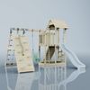 PolarPlay Spielturm Farö aus Holz in Blau Bild 4