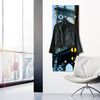 Queence Garderobe - "Rhodan" Druck auf hochwertigem Arcylglas inkl. Edelstahlhaken und Aufhängung, Format: 50x120cm Bild 2