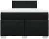 vidaXL Boxspringbett mit Matratze Schwarz 120x190 cm Stoff 3285822 Bild 4