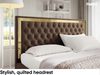MEBLINI Polsterbett 160x200 mit Lattenrost und Matratze – ARONA GOLD – Braun Samt – Doppelbett mit Bettkasten - Stauraumbett - Kopfteil Bett mit Stauraum Bild 4