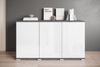 OTTO home Sideboard Kenia, moderne grifflose Kommode mit 3 Türen, Breite 120 cm (1 St), Push-to-Open-Fronten, höhenverstellbaren Einlegeböden Bild 2