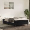 vidaXL Boxspringbett mit Matratze Schwarz 120x190 cm Samt 3269679 Bild 3