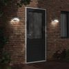 vidaXL LED-Außenwandleuchte mit Sensor Schwarz Aludruckguss 4006278 Bild 3